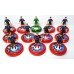Subbuteo Andrew table Soccer Croatia away kit World Cup 2018 on WSB Professional bases